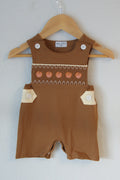 Brown Pumpkin Smocked Jon Jon