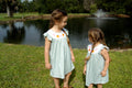 Pumpkin & Bow Striped Dress